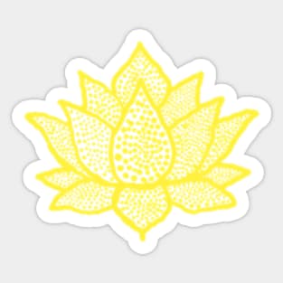 Spotted lotus flower Sticker